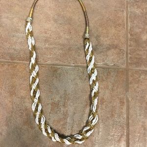 Preppy braid nautical necklace